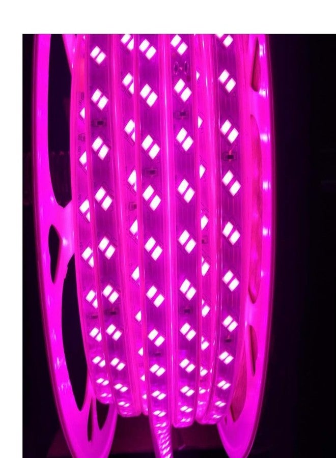 شريط إضاءة LED مقاوم للماء من أتولكس بطول 10 أمتار، لون وردي فاتح (5730 SMD)، موفر للطاقة، مثالي للأسقف المعلقة، وديكور الغرف، واحتفالات ديوالي، وعيد الميلاد، وتزيين المنزل. - Image 2