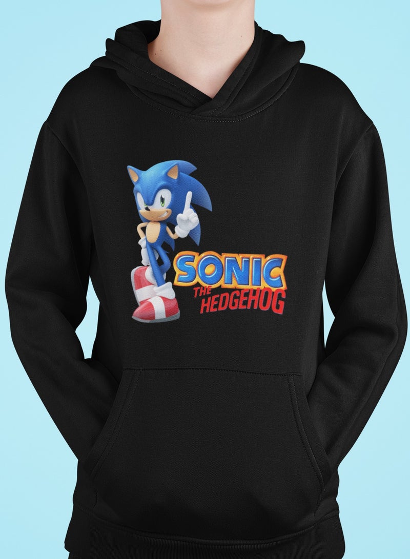 ZOOM Speeding Through Adventure Sonic the Hedgehog Kids Hoodie  - Image 1