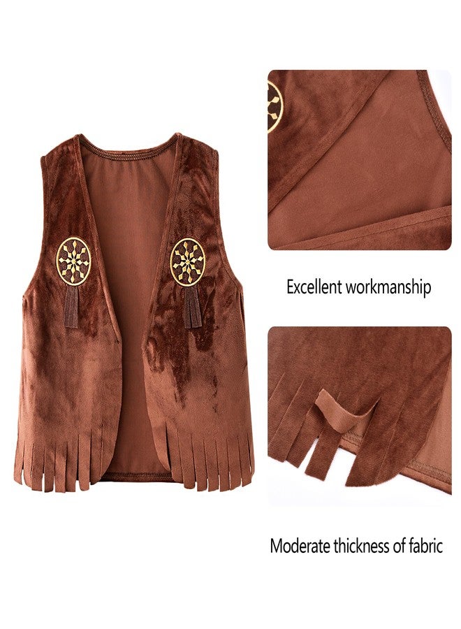 ZZIHAN Toddler Cowboy Costume - kids Western Dress Up Outfit Boys Girls 4-5 - Image 4