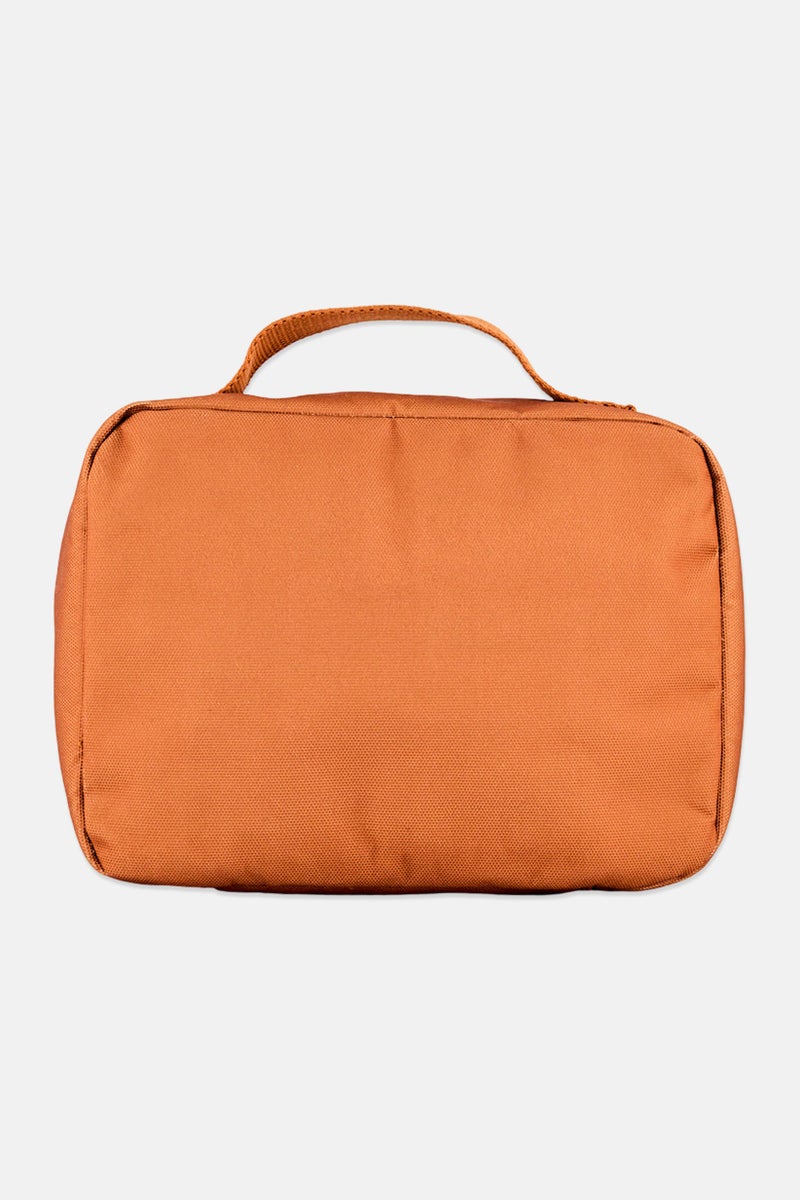 Citron Stripe Print Insulated Square Lunch Bag, Multicolor - Image 4