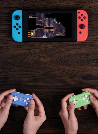 وحدة تحكم صغيرة للألعاب بتقنية البلوتوث بحجم الجيب لأجهزة Switch وAndroid وRaspberry Pi، تدعم وضع لوحة المفاتيح (أزرق) - view 5