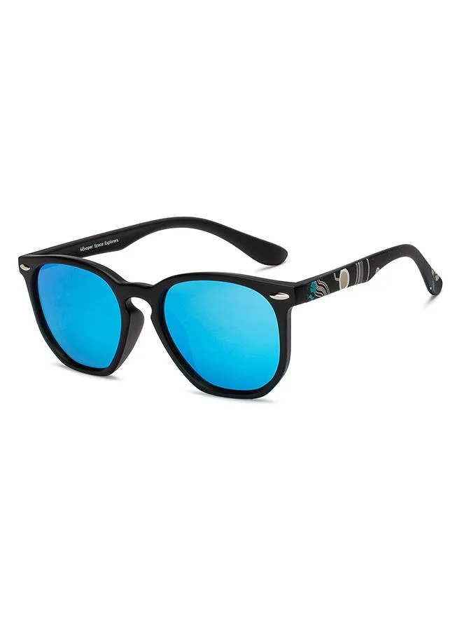 هوبر Hooper By Lenskart Space Explorers Collection Full Rim Hexagonal Latest And Stylish Kids Sunglasses Polarized And 100% UV Protected For Boys & Girls (Age 8-12 yrs) HP S16592L
