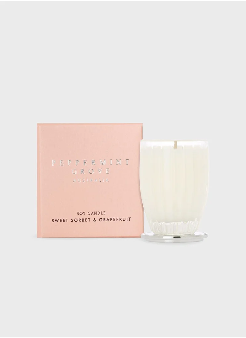 Peppermint Grove Sweet Sorbet & Grapefruit Candle, 60G