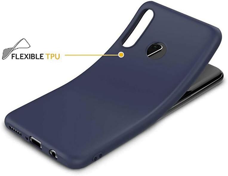 3إي غطاء TPU مرن بلاستيكي غير لامع لهاتف Huawei P30 Lite أزرق داكن - Image 3