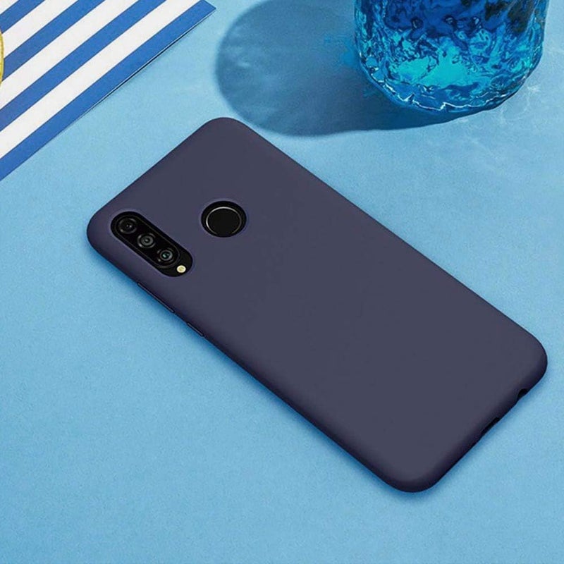 3إي غطاء TPU مرن بلاستيكي غير لامع لهاتف Huawei P30 Lite أزرق داكن - Image 4