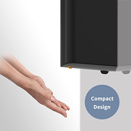 AIKE Air Wiper Compact Hand Dryer 110V 1400W Black (with 2 Pin Plug) Model AK2630 - Image 3