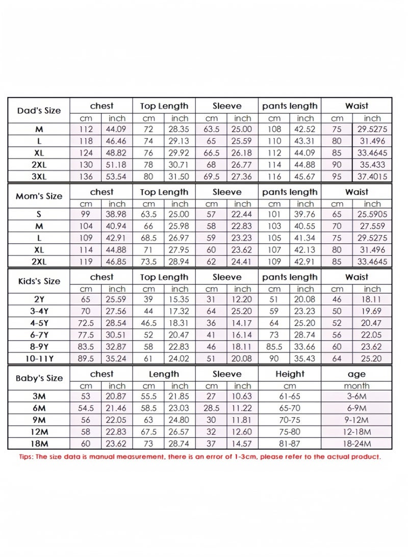 GGEROU طقم بيجامات عيد الميلاد العائلية المتطابقة بأكمام قصيرة، طباعة شجرة عيد الميلاد، ملابس نوم ناعمة للاسترخاء في المنزل - Image 4