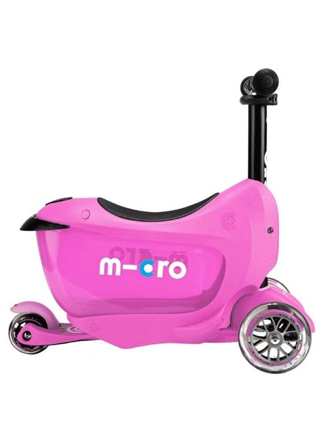 Micro Scooters |Mini 2 Go Classic | Lightweight | Storage Box|Boys & Girls | 1-5 years | Pink | Scooters | Scooter for Boys | Scooter for Kids | Kids Scooter | Outdoor Scooter| Ride on Scooter | Scooter for Girls - Image 1