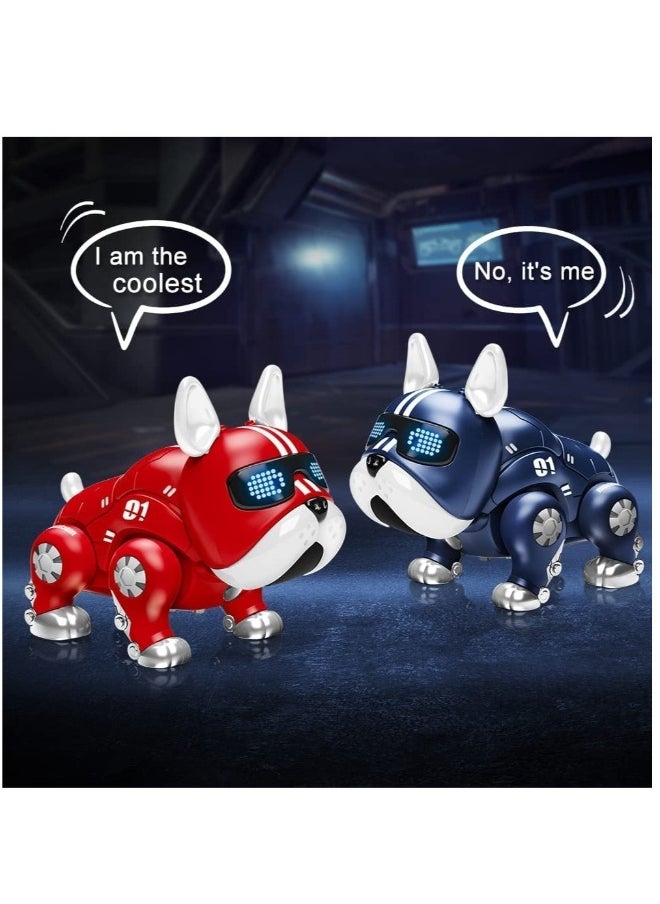 Tummy Time Baby Musical Toys Walking Infant Robot Dog Toys | Pug Early Educational Crawling Music Toys  Toddler Toys for 6 12 18 Months 2 3 Year Old Boys Girls  - Image 4