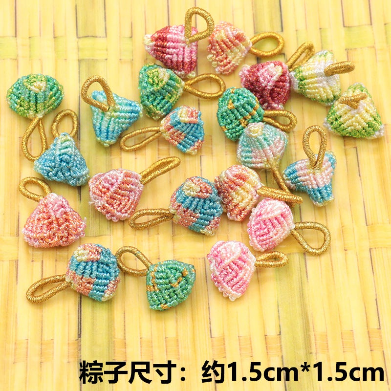 Generic DIY Dragon Boat Festival Accessory Kit Magic color woven dumplings [color random]]