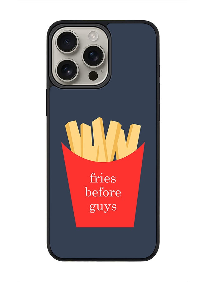 Stylizedd For iPhone 16 Pro Max Case [Compatible with MagSafe] Slim Magnetic cover Phone Case iPhone 16 Pro Max -Fries Before Guys - Image 1