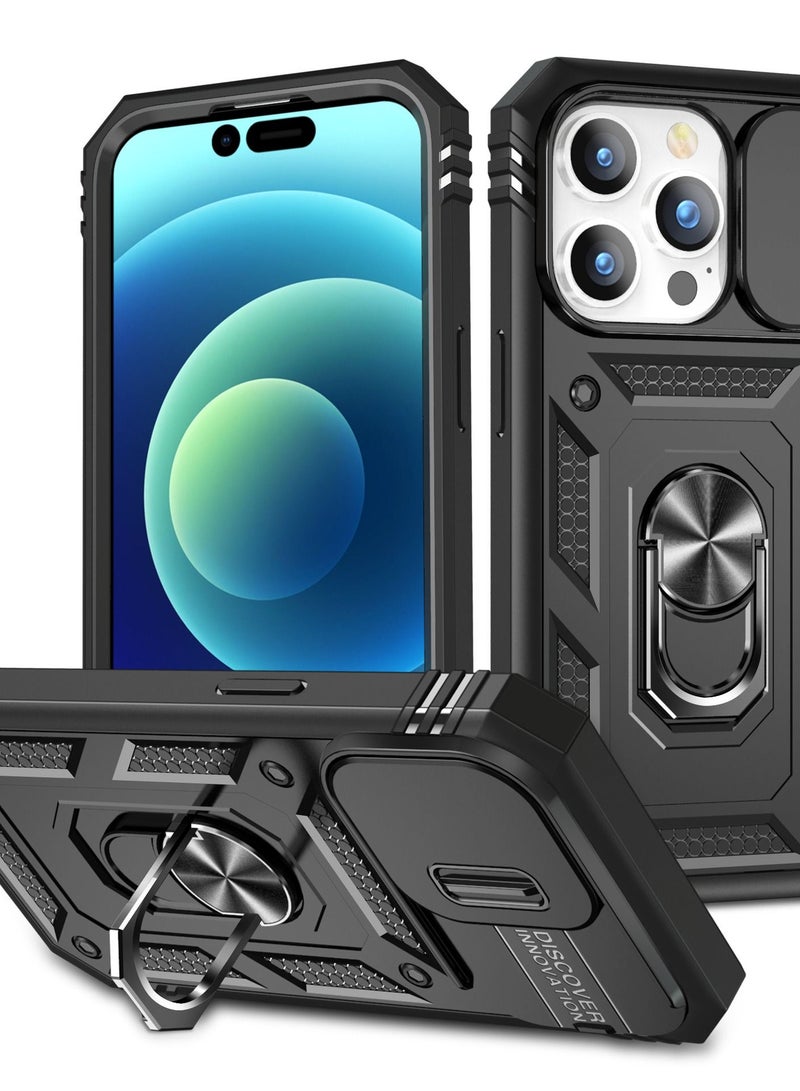 Loquat Suitable For Iphone Ring Holder Push Window Phone Case - Image 1