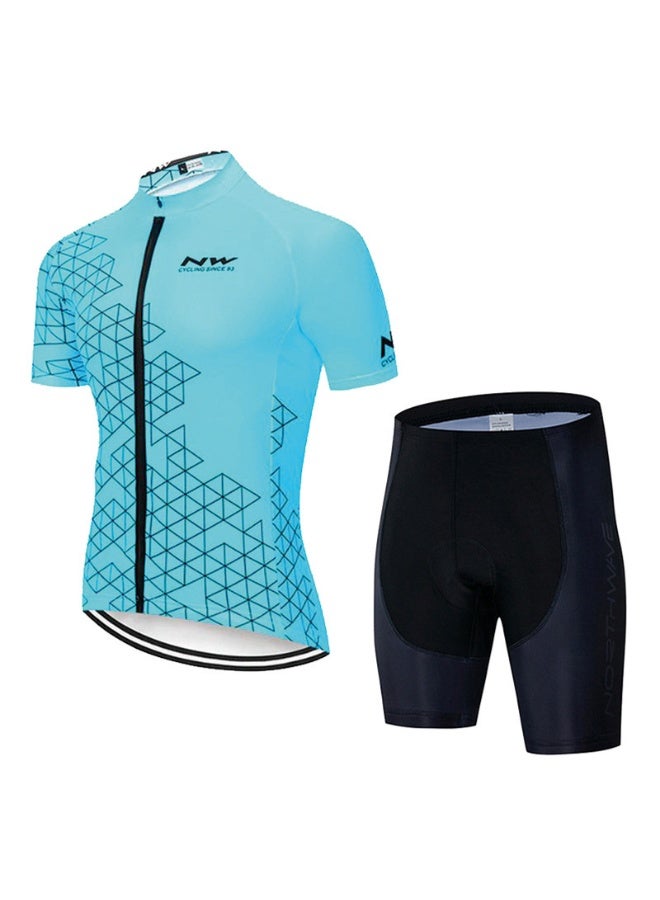 KUYING Summer Short Sleeved Cycling Suit Set  - Image 1