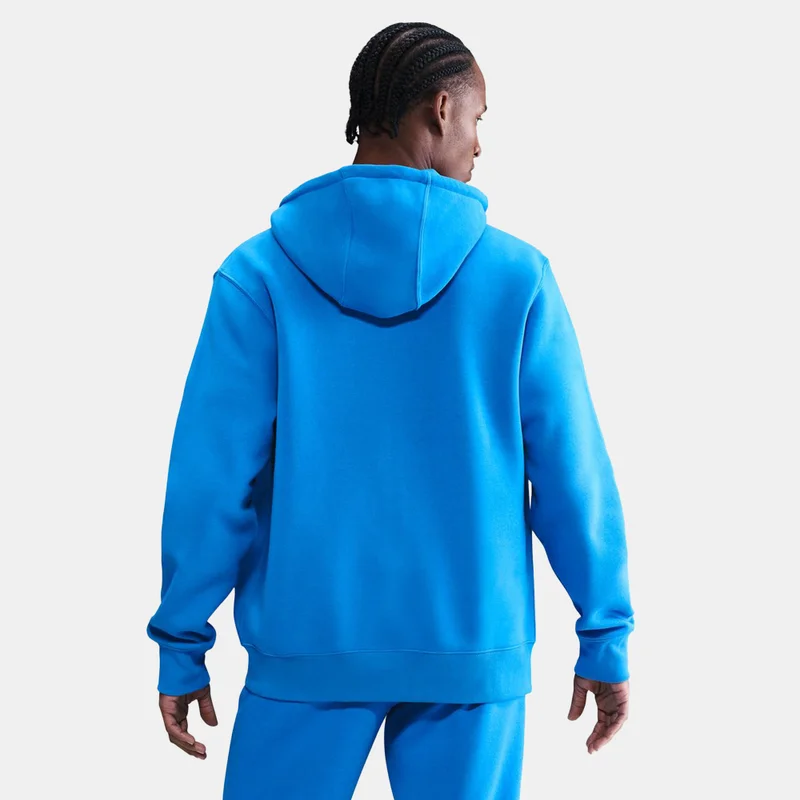 Nike Blue Men's Club French Terry Full-Zip Hoodie for Men | Best Price UAE