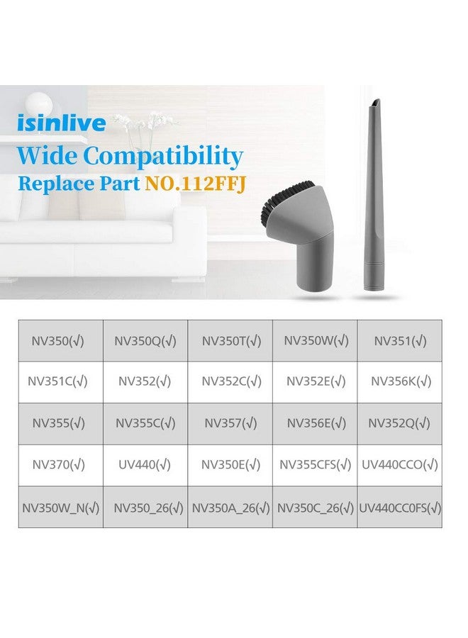 isinlive Vacuum Accessories Attachments Brush Crevice Tool for Shark Navigator Vacuum Cleaner NV350, NV352, NV355, NV356E - Image 2
