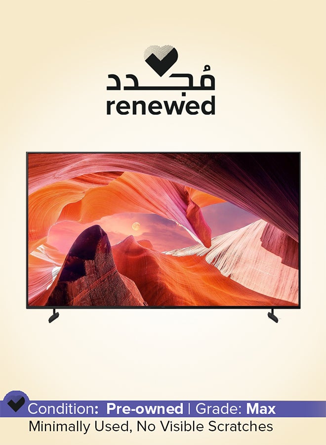 Sony Renewed -  43-inch Android Smart TV - 4K 43X80L Black - Image 1