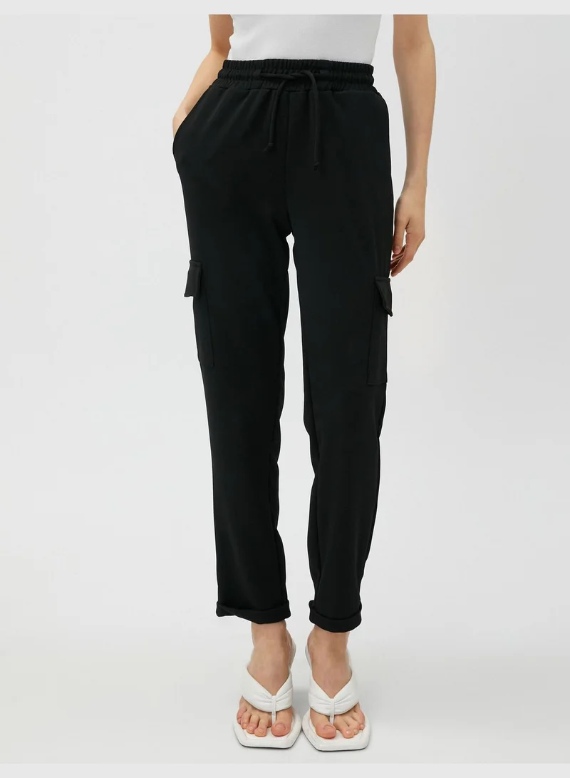 كوتون Relax Cargo Trousers Pocket Drawstring