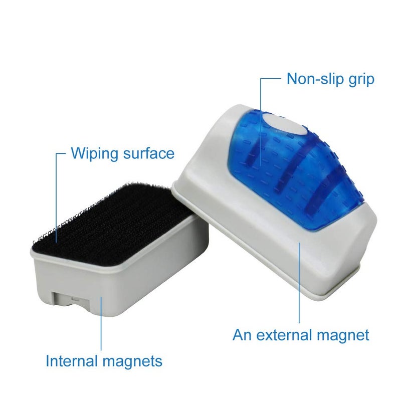 Jasonwell Magnetic Aquarium Fish Tank Glass Algae Glass Cleaner Scrubber Floating Clean Brush(S) - Image 3