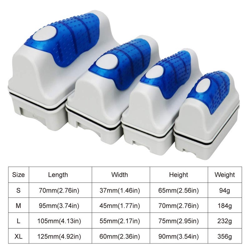 Jasonwell Magnetic Aquarium Fish Tank Glass Algae Glass Cleaner Scrubber Floating Clean Brush(S) - Image 5