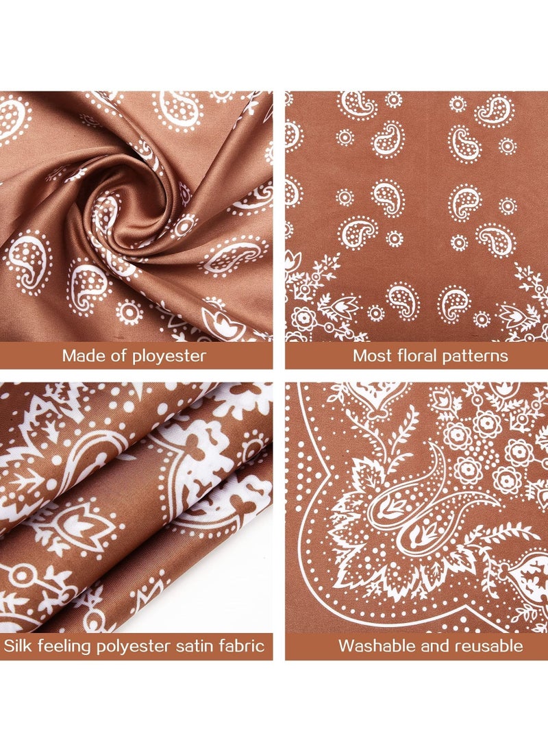 Generic - 3 Pcs 27.5 In Satin Head Scarf Hair Scarf Silk Head Scarf Silk Bandana Silk Hair Wrap Neck Scarf for Women Girls - Image 1