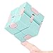 WUQID Infinity Cube Fidget Toy Stress Relieving Fidgeting Game for Kids and AdultsCute Mini Unique Gadget for Anxiety Relief and Kill Time Macaron Blue - Image 2