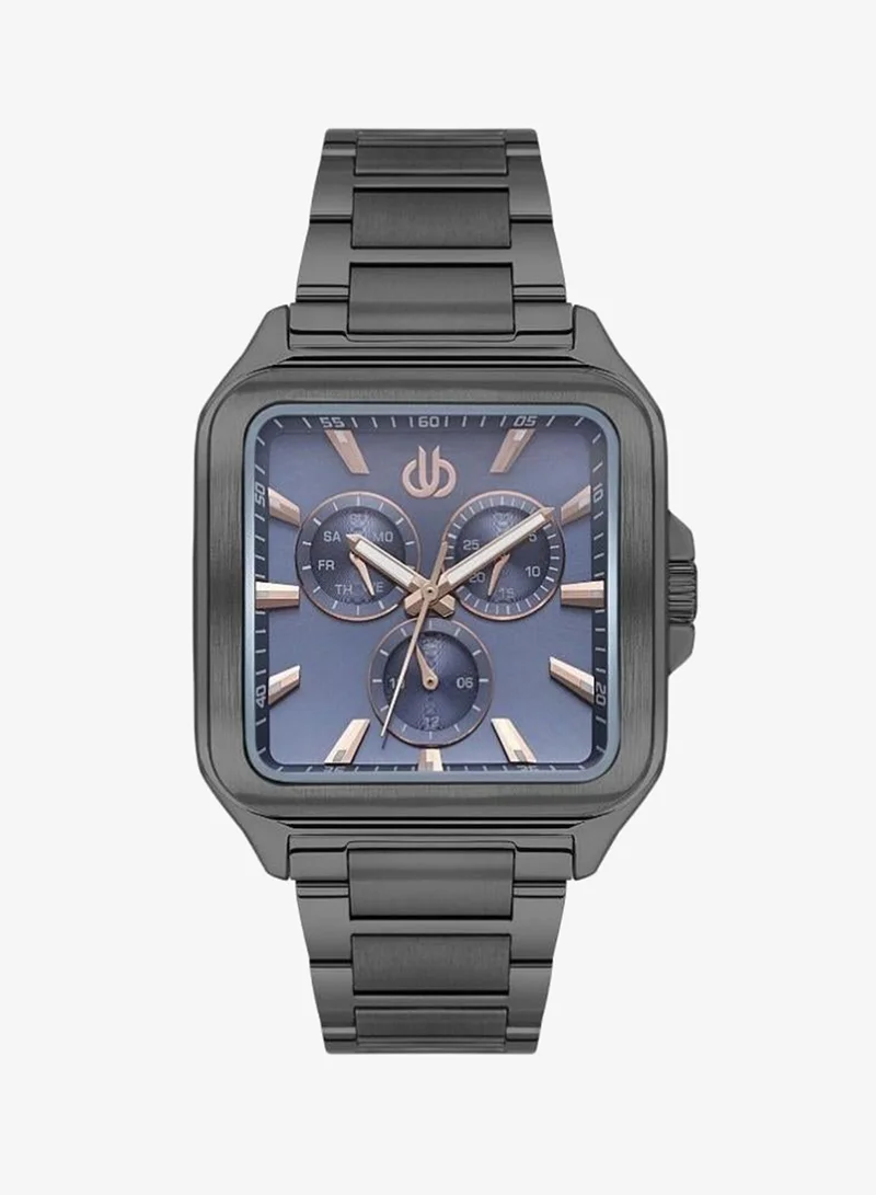 BIGOTTI Bigotti - Raffinato Men Watch | Stainless SteelBrass Case | Analog | Square Dial | Mineral Glass | Japanese Quartz | Water Resistant 50 Meters