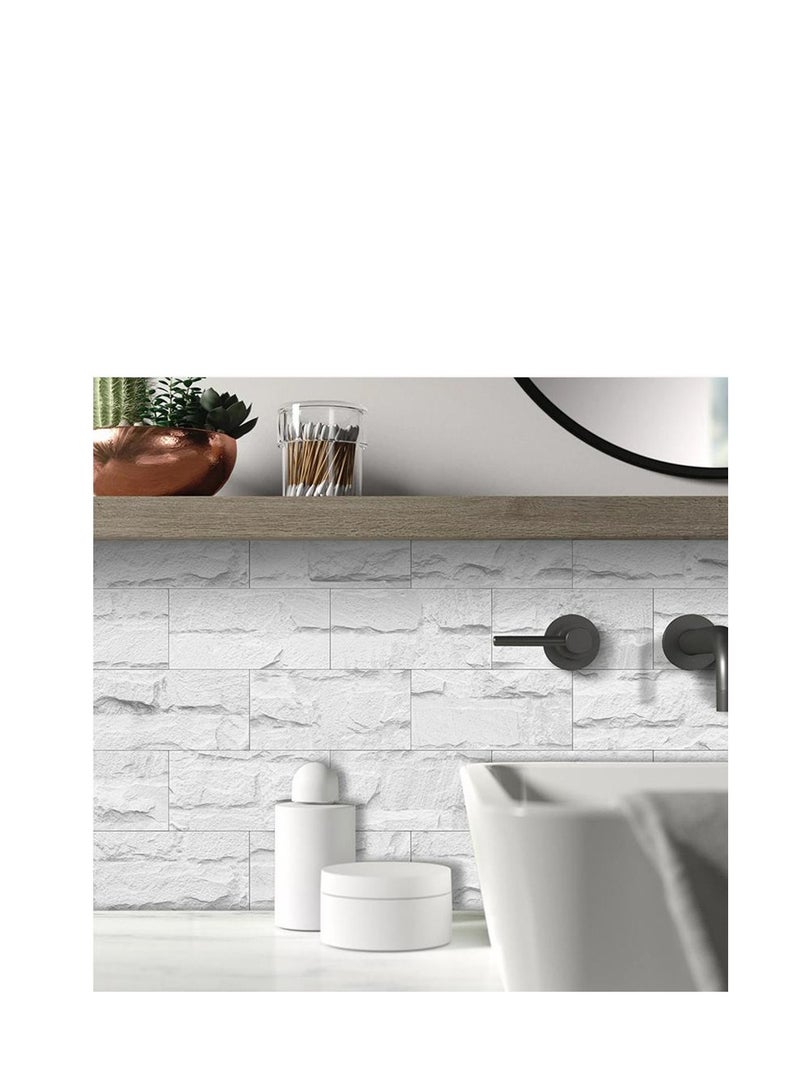 Golden 16pcs Frosted  Foam Wall Sticker Stickers Wallpaper Decor Foam Wall Tiles Wall Background Sticker Kitchen Wall Panels Peel and Stick Sticker Wall Decals As Brick Wall Sticker  - Image 4