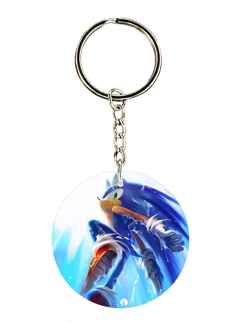 RKN Sonic Printed Keychain