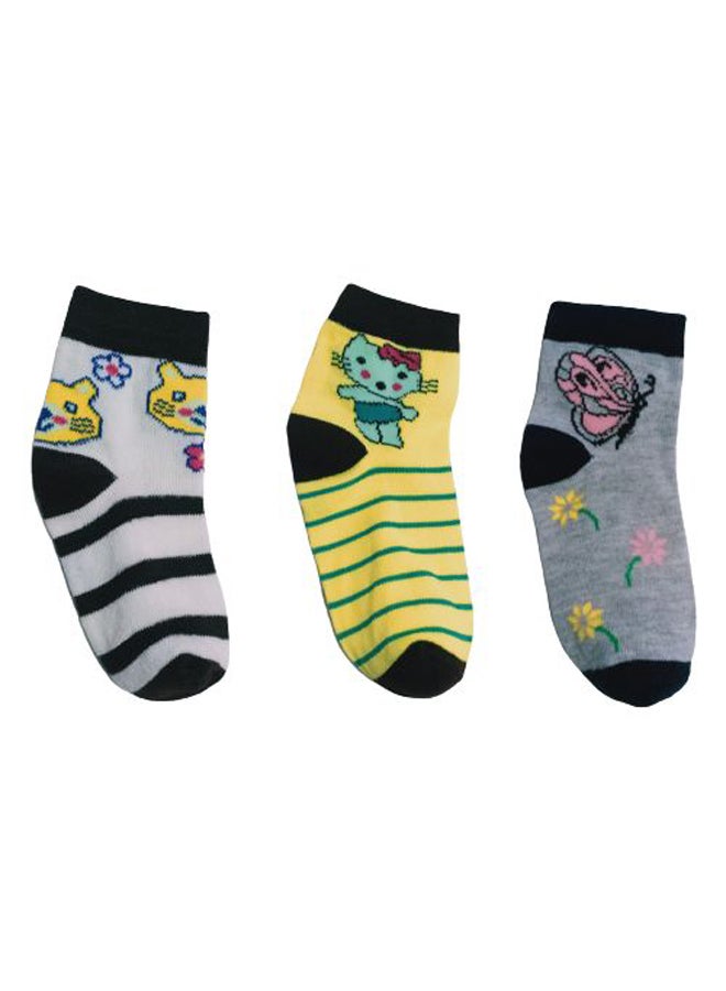 - Set Of (6) Ankle Socks - For Kids - Image 2