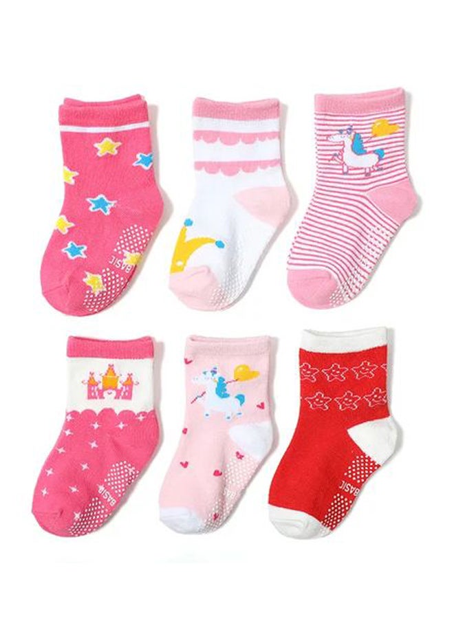 - Set Of (6) Ankle Socks - For Kids - Image 1