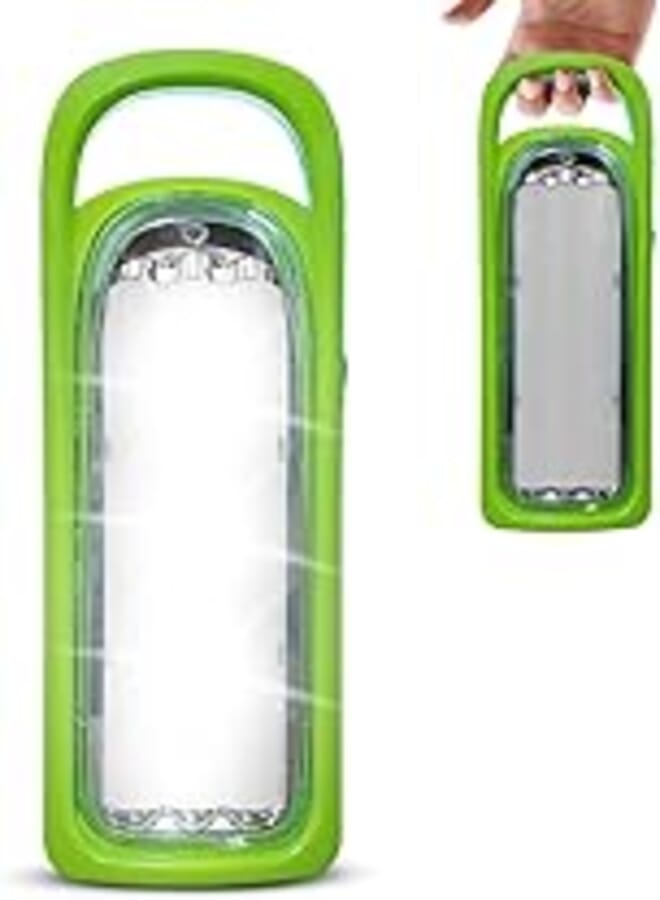 hanso Rechargeable Emergency Light , with Our High-Brightness Rechargeable Lamp Ideal for Home, Work, and Study Emergencies, LL6803R (Green)