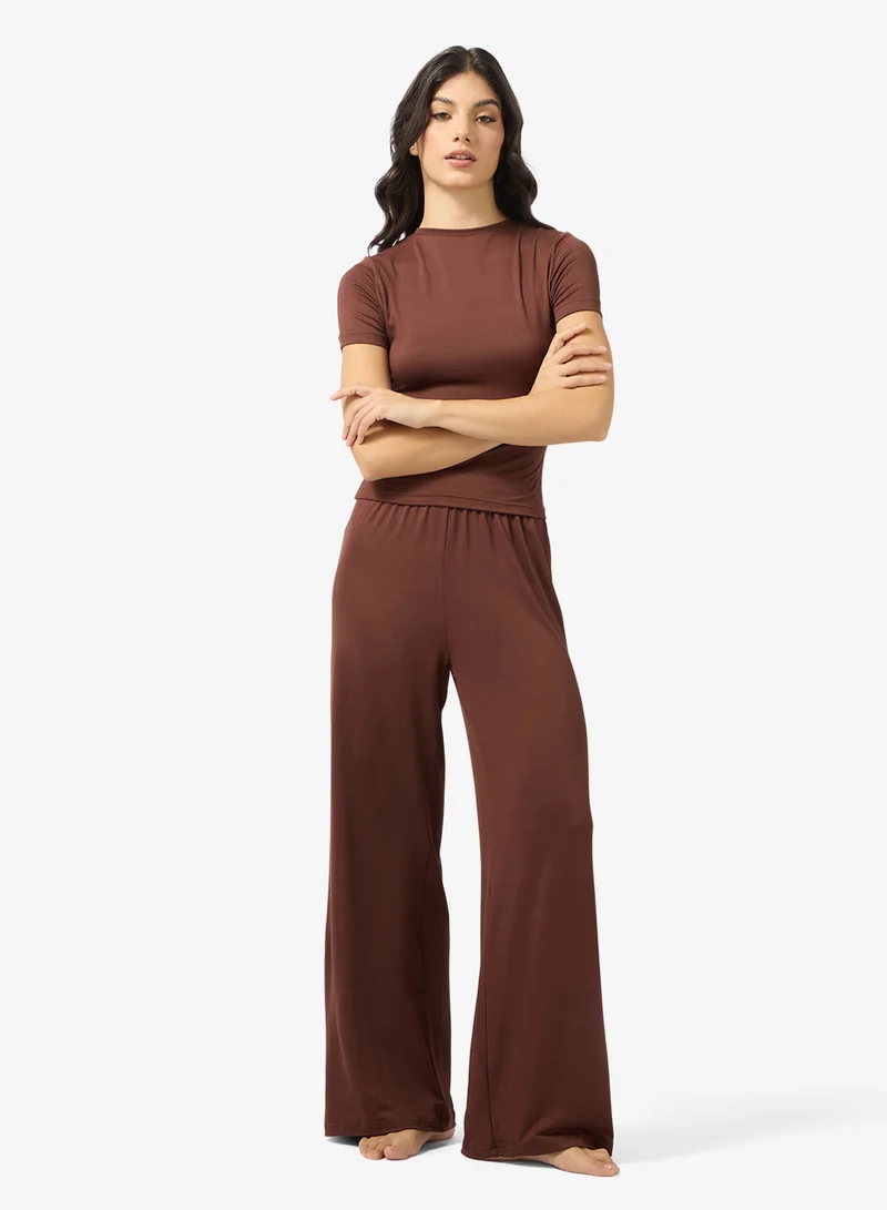 Ginger Soft Touch Top & Pant Loungewear Set