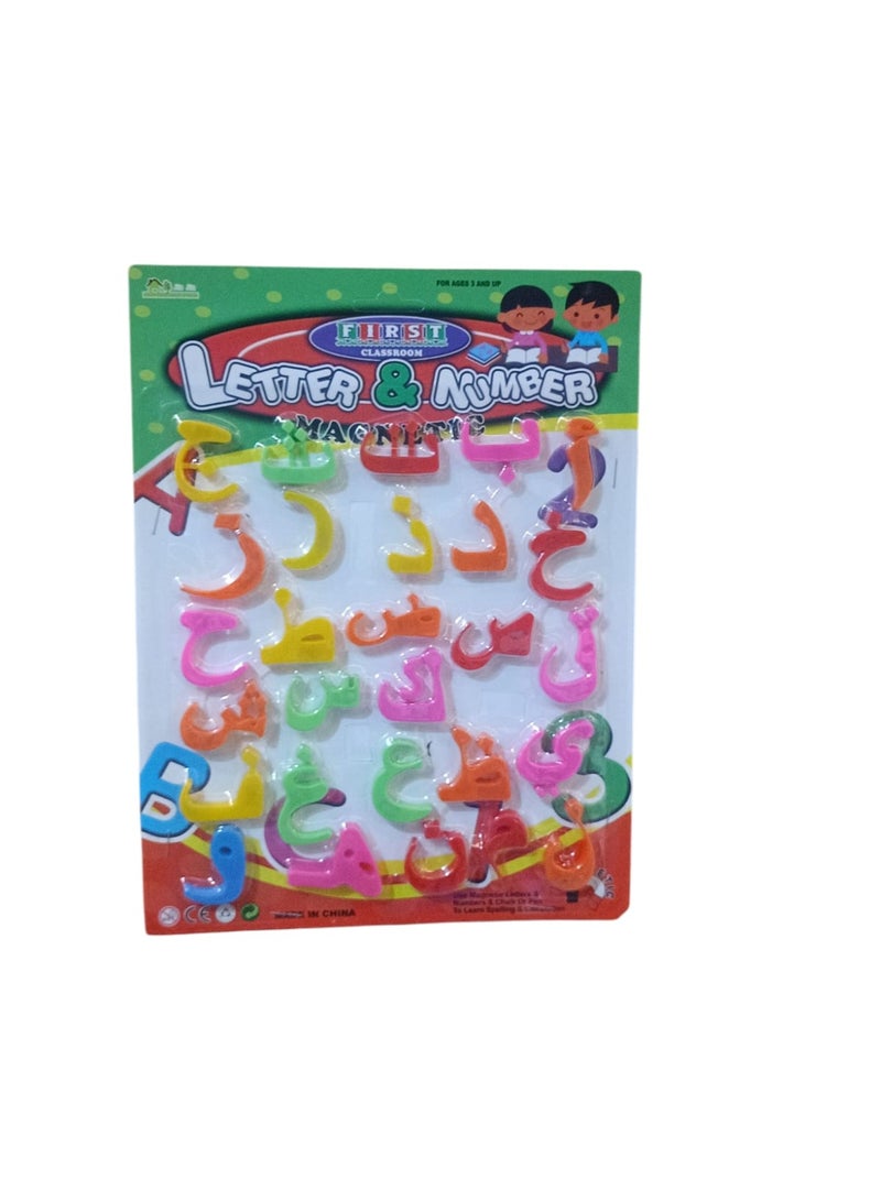 28-Piece Magnetic Alphabet Letter Multicolour - Image 5