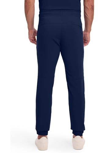 Cherokee Infinity Men's Jogger Pants with Drawstring Waist Mid Rise 5 Pockets Bottoms CK004AS, L Short, Navy - Image 2