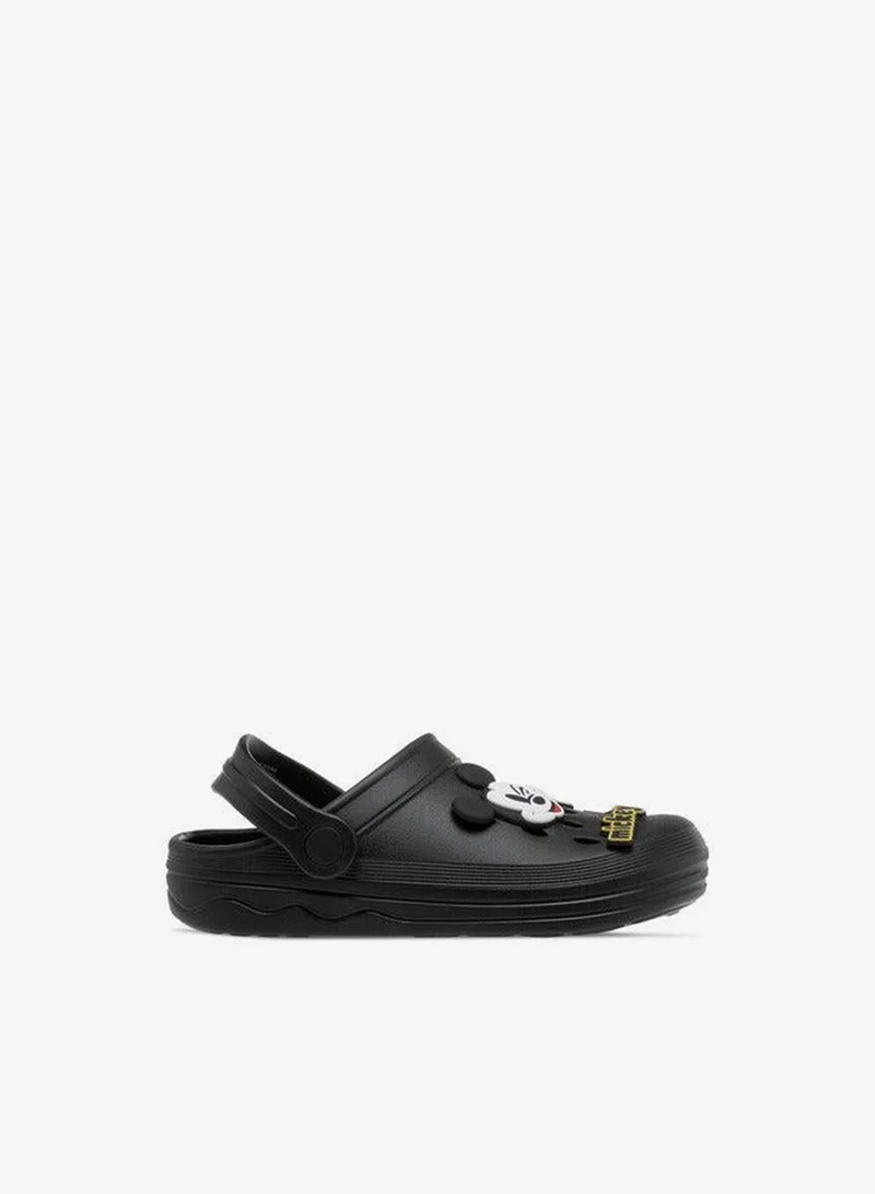 ديزني شباشب أطفال بتفاصيل ميكي ماوس مع حزام خلفي