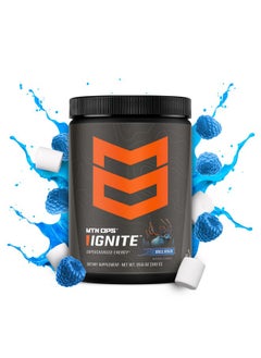 MTN OPS MTN OPS Ignite Energy Drink Powder, Gluten Free Nitric Oxide Supplement Drink Mix, L Arginine, L Citrulline, Caffeine & Nootropic Sugar Free Drink Mix, 45 Servings, Bull Rush  - Image 1