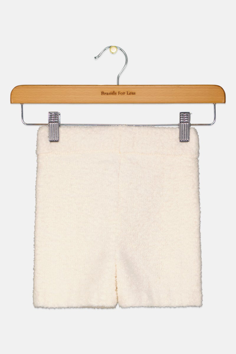 NA-KD شورت بيجاما دمى للفتيات الصغيرات، أبيض فاتح - Image 1