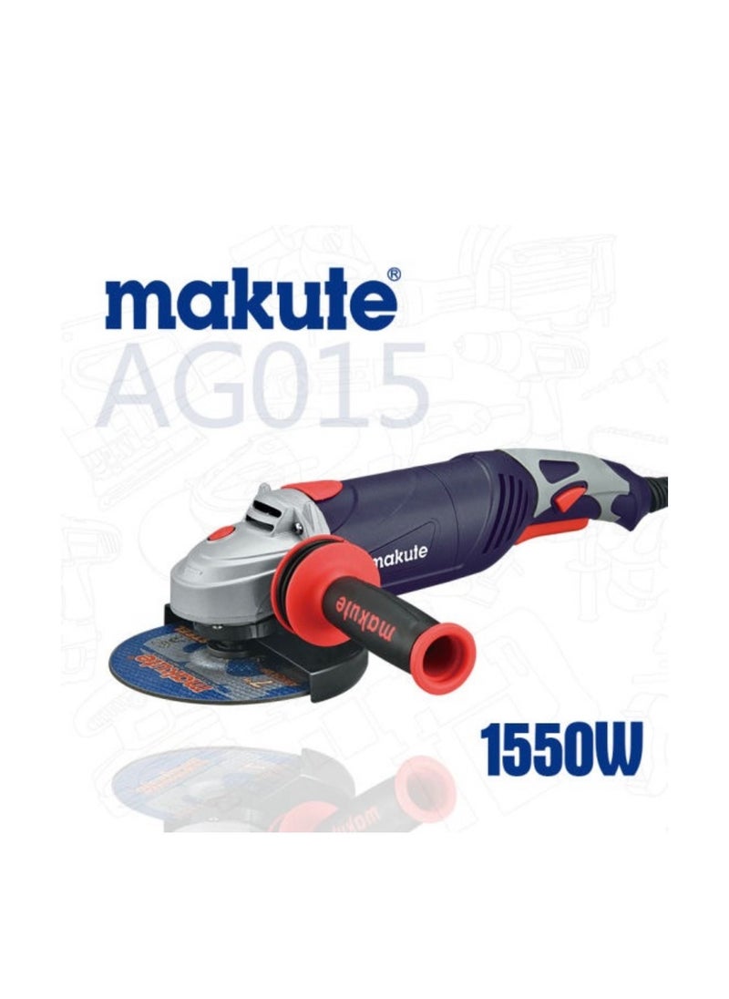 makute - ماكينة صنفرة زاوية 6 بوصة 150 مم 1550 وات AG015 - Image 1