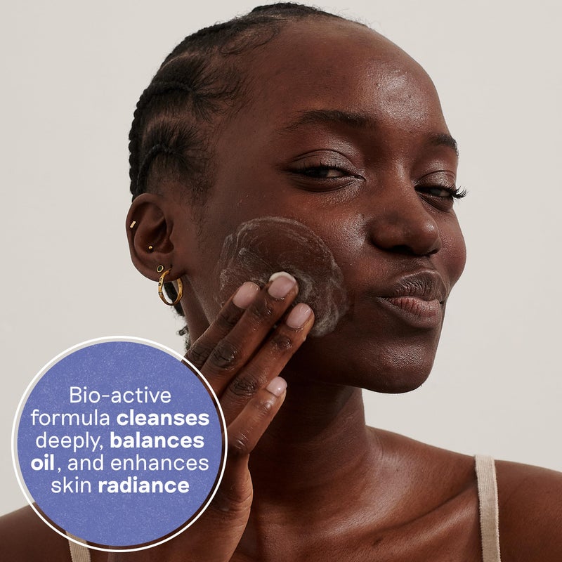 Balance Me Pure Skin Face Wash, Gentle Foaming Facial Cleanser with Moringa & Rice Bran (1 x 4.23 fl oz), Non Toxic Water-Based Facewash for Oily, Blemish-Prone & Sensitive Skin - Image 3