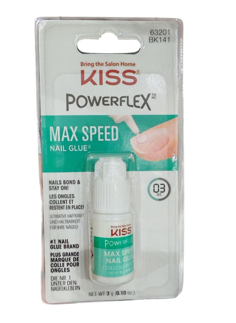 KISS Power Flex Max Speed ​​Nail Glue Clear 