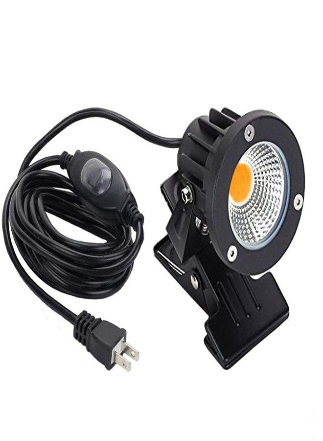 Kiven 1pcs LED Clip on Light Outdoor IP65 Waterproof 3000K Warm White Signboard Blackboard Lighting Adjustable Desk Stand Arm Lamp with Power Plug and Waterproof Switch - Image 1