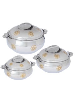 Stride Set of stainless Steel Food Containers 3 Sizes  - Image 1