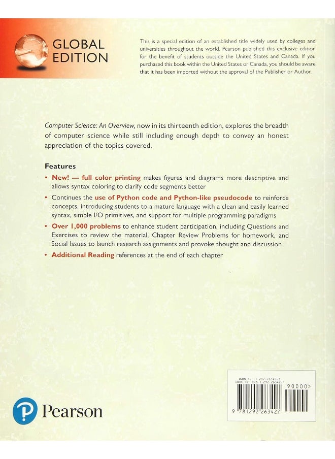Computer Science: An Overview, Global Edition  - Image 2