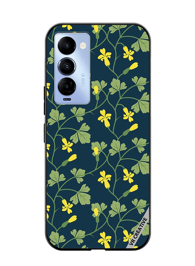 VR CREATIVE Protective Case Cover For Tecno Camon 18/18 P Flower Design Multicolour - Image 1
