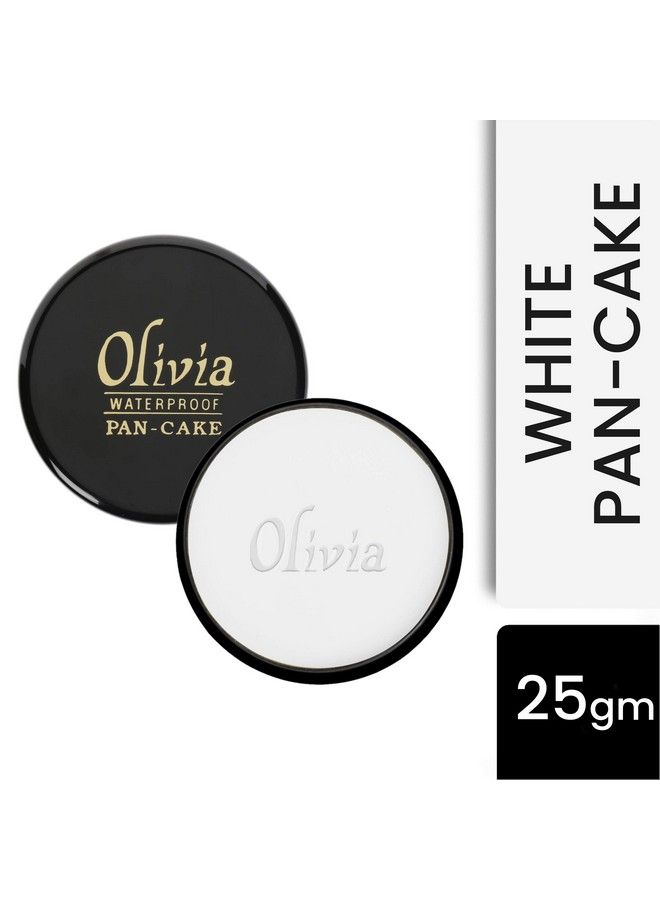 Olivia Waterproof Pan Cake White Powder Makeup Concealer 25G Shade No. 20 Shimmering Finish - Image 3