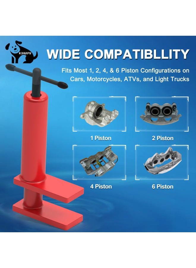KOHUIPU Brake Caliper Tool for Multi-Piston Brake Pad Spreader - Heavy Duty Universal Brake Caliper Piston Compression Tool - Image 3