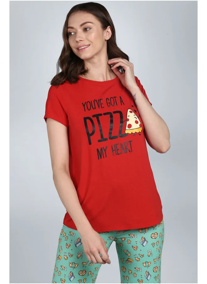 NeceSera Pizza My Heart Top