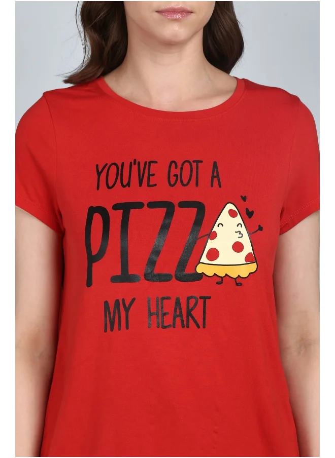 NeceSera Pizza My Heart Top