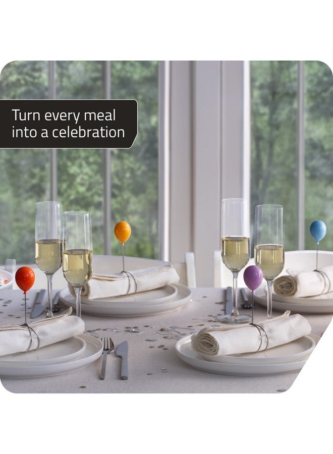 PELEG DESIGN Balloonapkins Napkin Rings - Perfect For Dining Table Décor - Easter Napkins Ring, Birthday Party Table Decorations, Napkin Holder During Meals Or Gatherings - Image 2