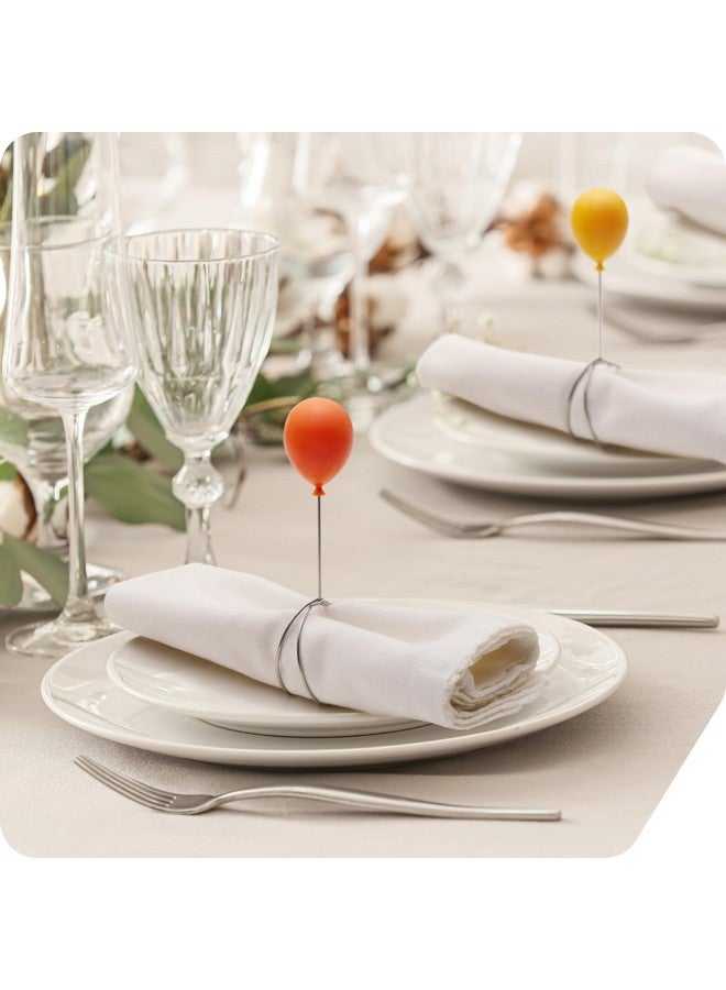 PELEG DESIGN Balloonapkins Napkin Rings - Perfect For Dining Table Décor - Easter Napkins Ring, Birthday Party Table Decorations, Napkin Holder During Meals Or Gatherings - Image 4